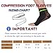 Thx4 Copper Compression Recovery Foot Sleeves for Men & Women, Copper Infused Plantar Fasciitis Socks for Arch Pain, Reduce Swelling & Heel Spurs, Ankle Sleeve with Arch Support-Large