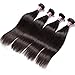 UNICE Hair 10A Malaysian Straight Human Hair 3 Bundles Unprocessed Virgin Human Hair Weave Extensions 12 14 16 inch