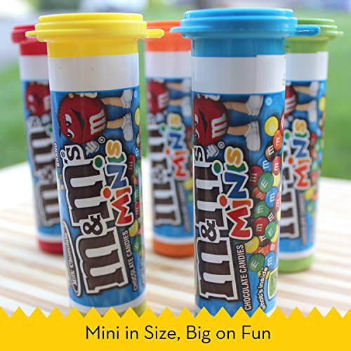 M&M’S MILK CHOCOLATE MINIS SIZE CANDY 1.08-OUNCE TUBE 24-COUNT