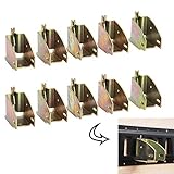 Hydraker 10 Pcs E-Track Wood Beam Socket Shelf