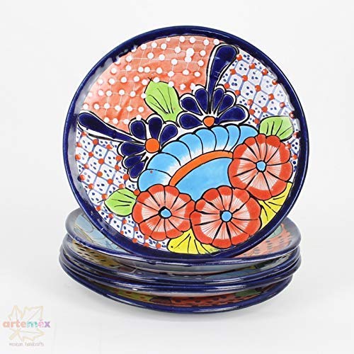 Talavera Plates Set, Mexican Dinner Plate, Mexican Dinnerware, Talavera