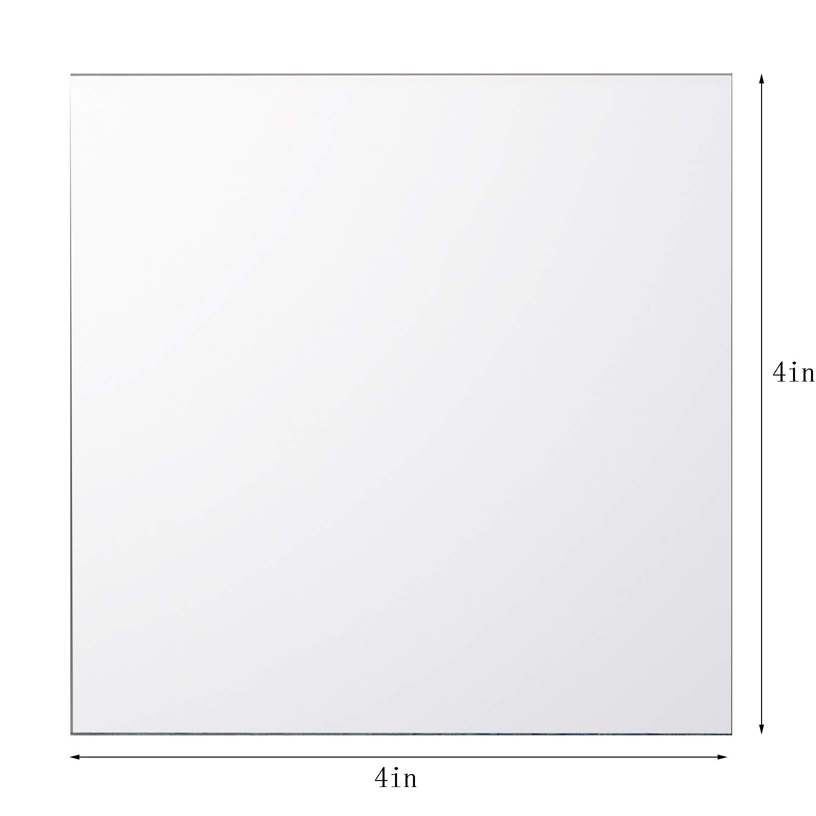 Mua Suwimut 50 Pack Square Glass Mirror Tiles, 4x4 Inch Small ...