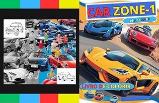 Livro Car Zone 01 Livro Para Colorir: Livro para crianças colorirem