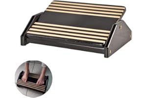 Souza & Cia, Apoio Ergonômico para Os Pés, MDF Natural (Cor: Black Piano) Ref:3704