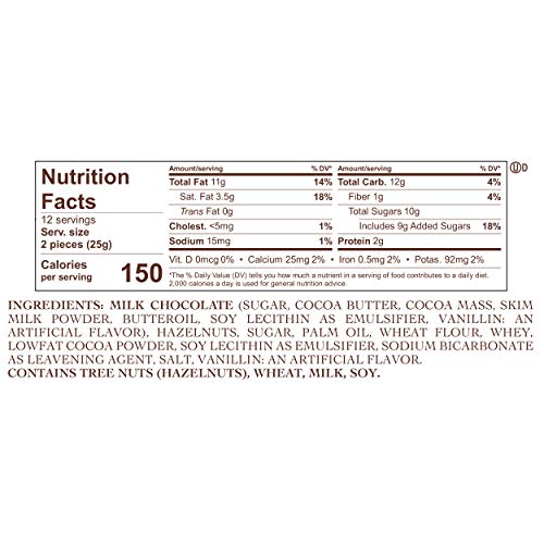 FERRERO ROCHER GOURMET HAZELNUT MILK CHOCOLATE GIFT BOX, 24 INDIVIDUALLY WRAPPED TREATS, 10.6 OZ