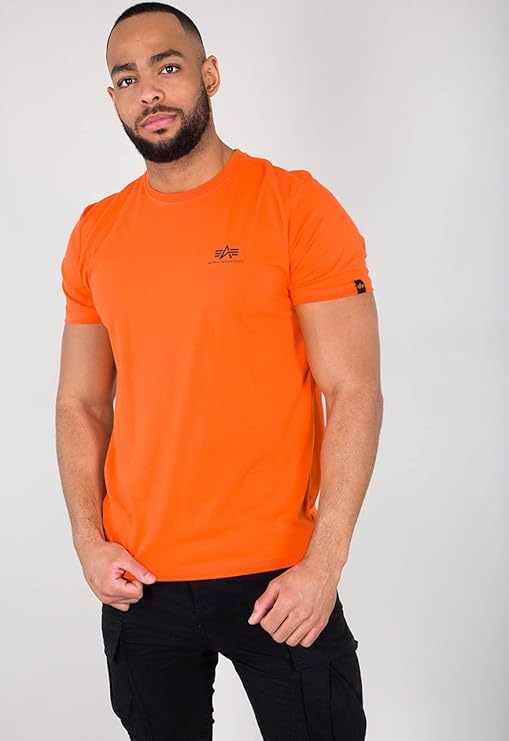 ALPHA INDUSTRIES Basic T-shirt voor heren met Small Logo ...