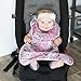 Bumkins SuperSized SuperBib, Oversized Baby Bib, Waterproof, Washable, Stain and Odor Resistant, 6-24 Months – Purple Dandelion
