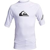 Quiksilver Boys All Time Short Sleeve Youth Rashguard Surf Shirt
