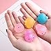 Satkago Glitter Squishies Squishys Toy, 16pcs Bulk Mini Kawaii Mochi Squishies Toy Kids Party Favors Squishies Mochi Animals Stress Reliever Anxiety Toys for Children Adults