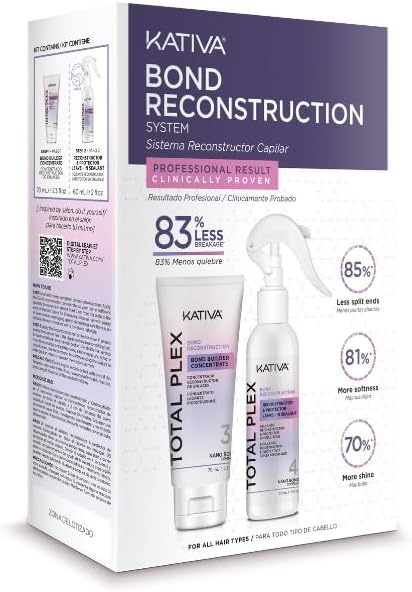 Total Plex Bond Repair Kit – 2 etapas de reconstrucción capilar | Reconstruido, reparado y sellado | concentrado 70 ml + sellador 60 ml | Complejo 10% nano-bond — foto 1 de 5