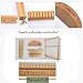 Xatan Wooden Weaving Handcraft Set Knitting Kit Frame with Bar