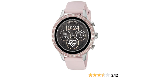 Michael Kors Access Runway Gen 4 Smartwatch smart Display and Silicone  Strap, MKT5055 : Amazon.com.au: Electronics