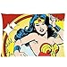 ARTSWOW 50% Polyester?50% Cotton Wonder Woman Pillowcase with Zipper Rectangle Pillow Case Cover Standard Size Two Sides 20X26