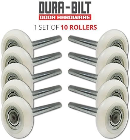 Ultra-Quiet 2 Nylon Garage Door Roller with 13-Ball Bearing &amp; 4 Stem by Durabilt