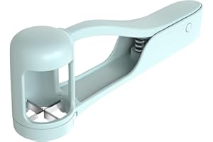 Grape Cutting Machine, Grape Tomato Cherry Strawberry Cutting Tool for 4-piece Vegetable and Fruit Salad, Stainless Steel Qua