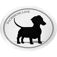 visarn Dog Decal DACHSHUND I Love my DACHSHUND Bumper Sticker Decal for Window Car Laptop Wall In Door&Out door