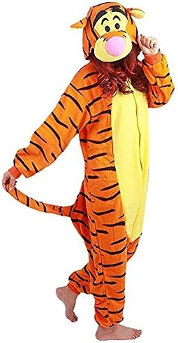 Zhongkeyi Pajamas Animal Costume Onesie Adults Sleepwear Kigurumi Cosplay Rilakkuma