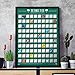 Gift Republic 100 Things to Do Bucket List Scratch Poster, Green, GR630006 for Playroom