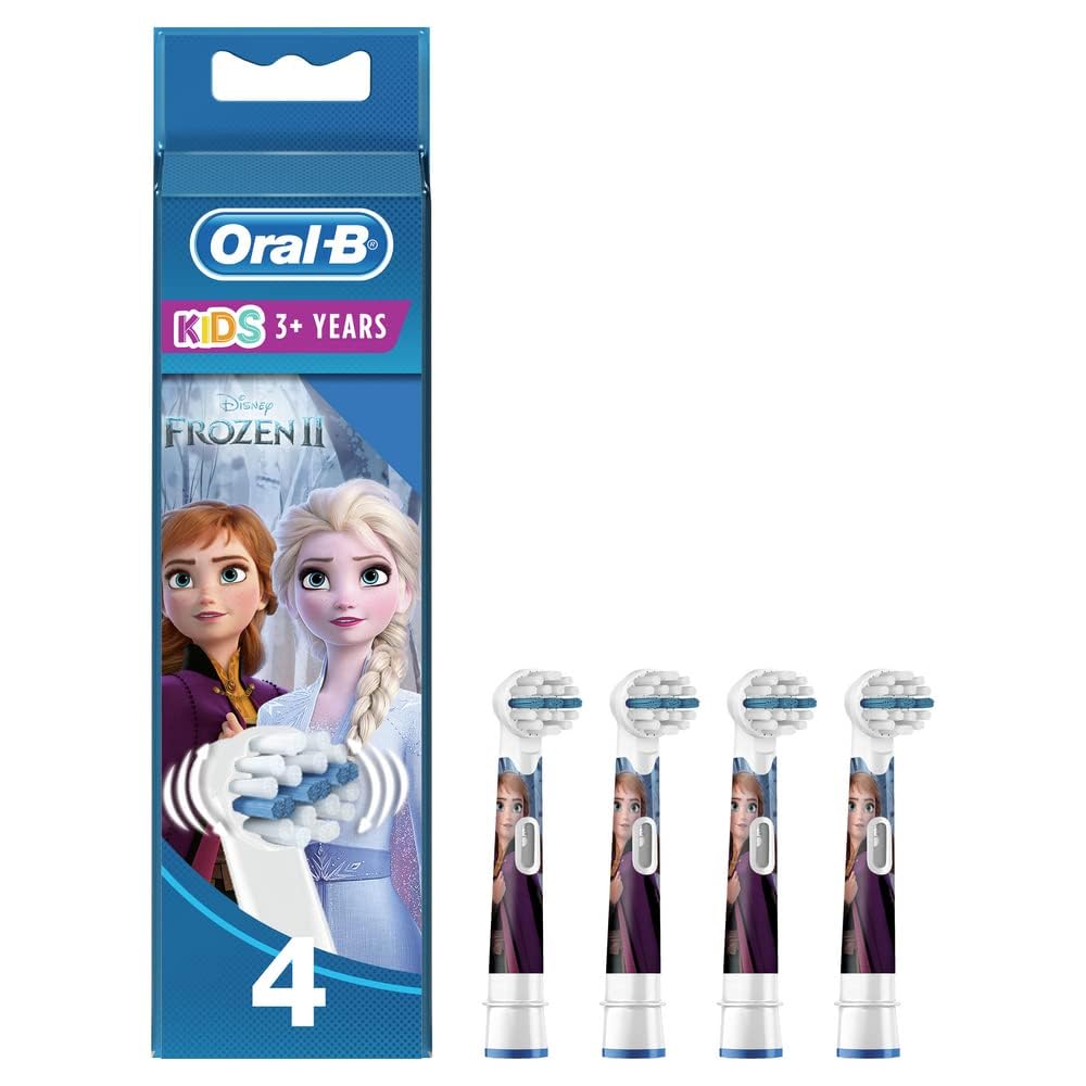 Oral-B Stages Kids Frozen Replacement Toothbrush Heads Powered by Braun - Pack of 4