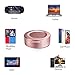 LENRUE Bluetooth Speakers, Portable Wireless Mini Speaker with Handsfree Call, Built-in-Mic and TF Card for iPhone, iPod, iPad, Phones, Tablet, Echo dot, Good Gift (Rose Gold)