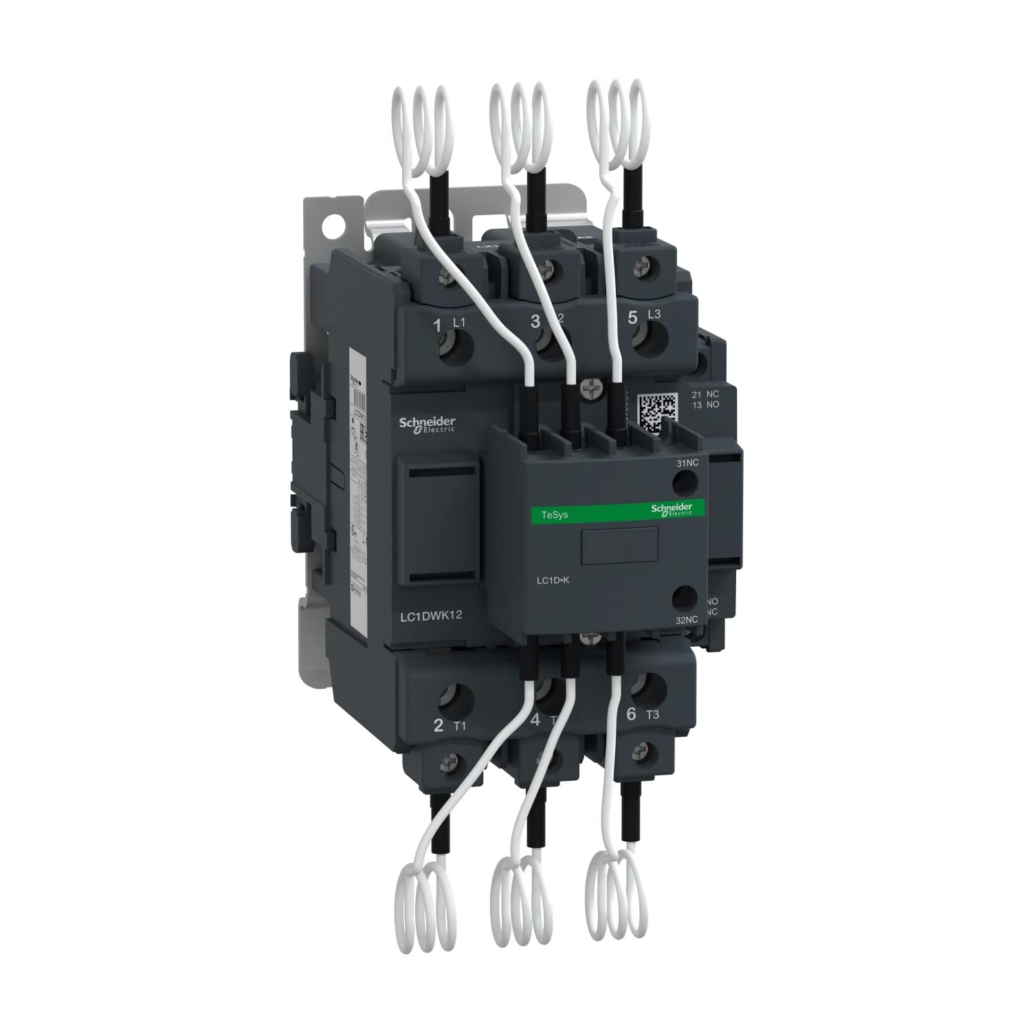 Schneider Electric Capacitor contactor, TeSys D, 63 kVAR at 400 V/50 Hz, coil 220 V AC 50/60 Hz