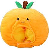 LUOZZY Fruit Orange Hat for Women Funny Fruit Costume Carnival Dress up Hat Photography Props