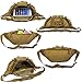CREATOR Tactical Waist Pack Military Fanny Pack for Men Outdoor Army Waist Bag Large Waist Pack for Daily Life Cycling Camping Hiking Hunting Fishing Black Brown