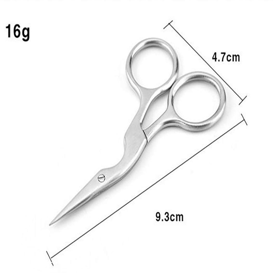 Idomeo Stainless Steel Craft Scissors For Eyebrow Eyelash Extensions Makeup Tools Eyebrow Trimmers