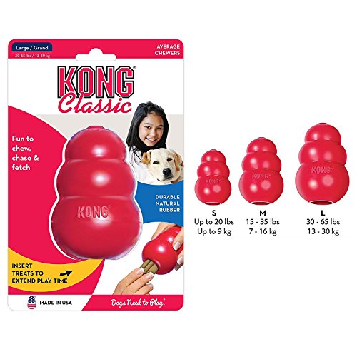 KONG Classic Dog Toy, Small, Red