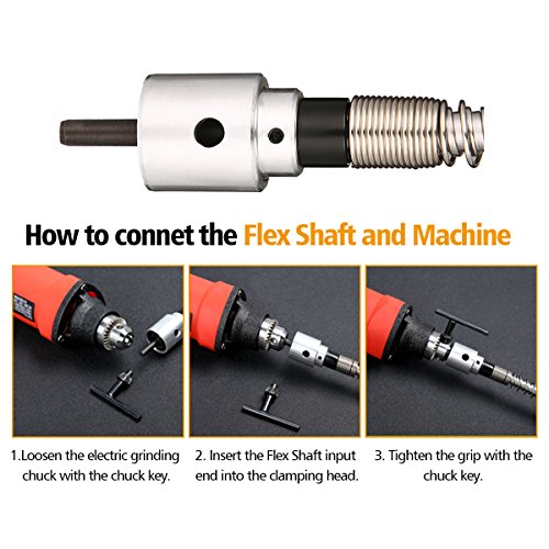 image for Flexible Flex Shaft for Electric Drill Rotary Tool，Drillpro Flex Sha