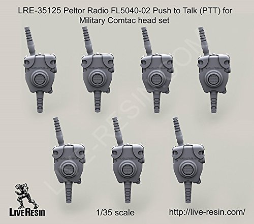 Live Resin 1:35 Peltor Radio FL5040-02 PTT for Military Comtac Headset #LRE35125