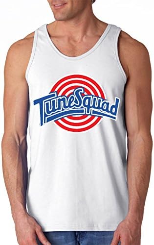 Silo Shirts White Spacejam Tunesquad "Taz" Front &amp; Back TANK TOP ADULT