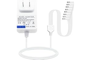 YHOPARTS 4.5V Power Adapter AC/DC 8-Output Compatible with Lemax Lighted Accessory 94566 94563 94564 94565 74295 74269 74707 84428 44242 Christmas Halloween Village Lights Micro Lighting Building Decoration