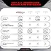 Resistance Bands - 11pc Set - with Door Anchor & Ankle Strap for Legs Workout & Carry Case - Heavy Duty Anti-Snap Technology - Bonus 20 Muscle Building Workouts Ebook