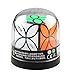 D-FantiX Qiyi Clover Cube, Four Leaf Clover Speed Cube Black