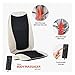 Back and Neck Massager Shiatsu Massage Chair Seat Cushion with Heat, Kneading Rolling Vibration for a Full Relaxing Massage on Upper and Lower Back