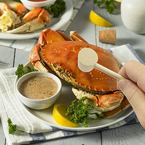 Wooden Crab Mallet Lobster Shellfish Cracker Hardwood Hammer Wooden