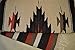 Galaxy Reborn Mexican Blanket Tribal Diamond Burnt Umbre 80 x 48 Authentic Premium XLarge Handwoven Southwestern Throw Serape Yoga Rug