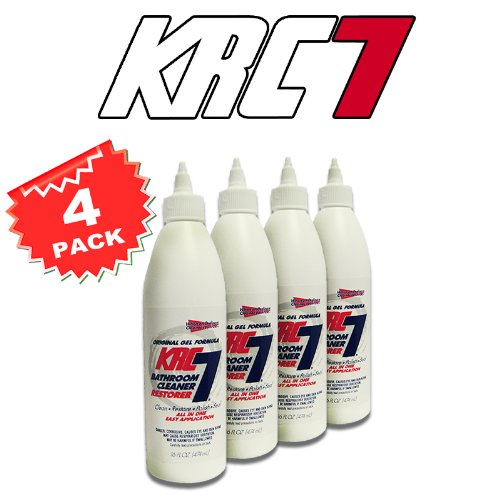 KRC-7 Bathroom Cleaner Original Gel Formula, 16 oz (Set of 4)