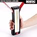 BOSTAC™ BTW-300 Worklight - High Intensity Floodlight by Boston Tactical with COB LED Bulb Flashlight, Flip-Up Emergency Task Lighting, Magnetic Back with Hook. The Perfect Garage Shop Light