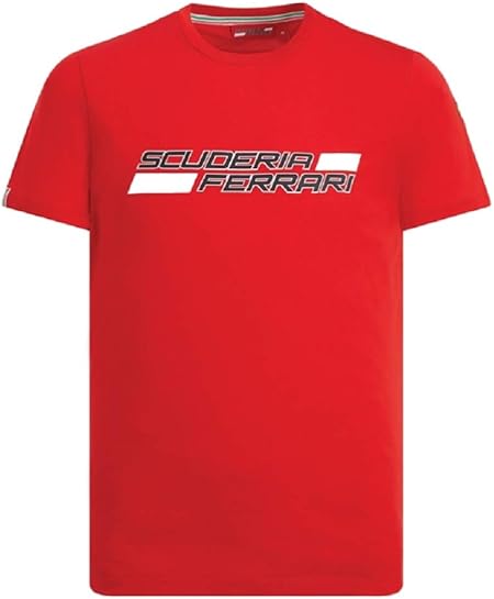 Branded Sports Merchandising B V Scuderia Ferrari Men S F1 Red Logo T Shirt Amazon Co Uk Clothing