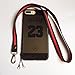 iPhone 7 Plus and 8 Plus Jordan 23 Case,Reflective Mirror Case Jumpman Cover with Soft Neck Lanyard.Shockproof Resistant Case for iPhone 7 Plus and 8 Plus Case 5.5 Inch. (Black Case)