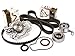Evergreen TBK244WPT Compatible With 94-02 Acura CL Honda Accord Odyssey Isuzu Oasis 2.2 2.3 F22B1 F23A1 F23A4 F23A5 F23A7 Timing Belt Kit Water Pump