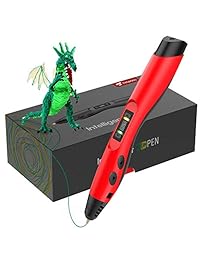 TECBOSS Bolígrafo 3D, 2019 bolígrafo de impresión 3D actualizado con pantalla OLED, carga USB, control de temperatura, control de 8 velocidades, mejor regalo de cumpleaños, vacaciones, juguetes de interés, regalos para niños