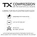 TX Compression Socks 20-30 mmHg Graduated Support – Moisture Wicking Material