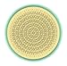 COMPACT HAIR BRUSH TRAVEL ALL-IN-ONE WITH MIRROR CASE- Pocket brush - Superior Detangler - Women and Kids - Gift idea - Milk+Sass Macaron for Hair, MINT FRAMBOISE