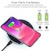 NENRENT Fast Wireless Charger, 10W Qi Fast Wireless Charging Pad for Apple iPhone Xs Max XR X 8 8 Plus