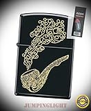 1304 Pipe & Smoke Black Matte Pipe Full Size