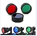 3 Red Blue Green Beam C8 45mm Tactical Flashlight Torch Filter For Rifle Hunting