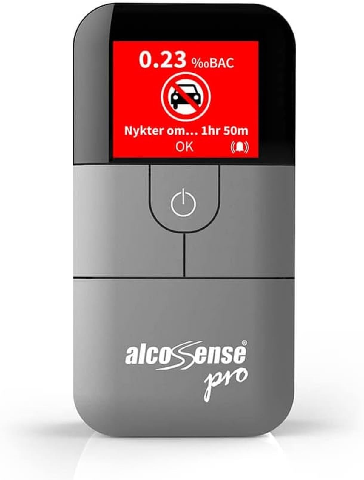 AlcoSense Pro Breathalyser - Auto Express Award Winner 2025/26 - Sunday Times 5 Star Rated - Police-Grade Fuel Cell Sensor for Precision Accuracy - Alcohol Tester Designed in the UK